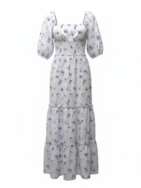 LoveShackFancy | Dresses | Loveshackfancy Stacy Duster Floral Rose Pink  Purple Maxi Dress | Poshmark
